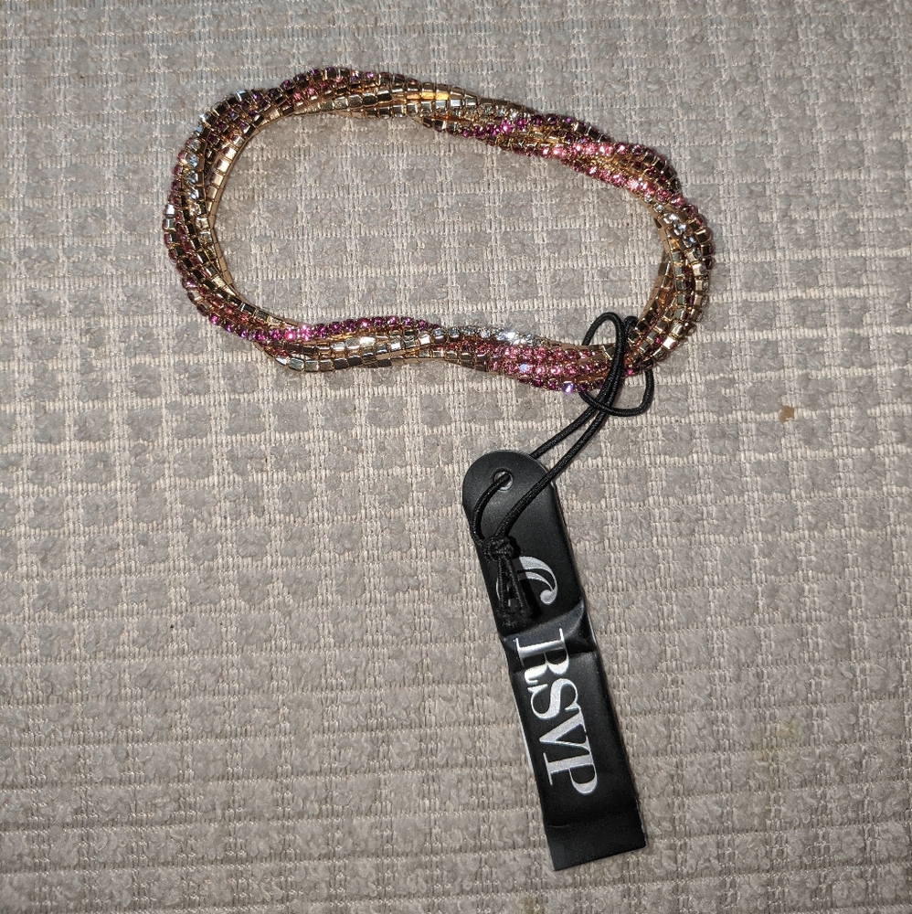 NWT Charming Charlie stretch bling bracelet